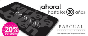 Tarjeta joven Peluquerías Pascual